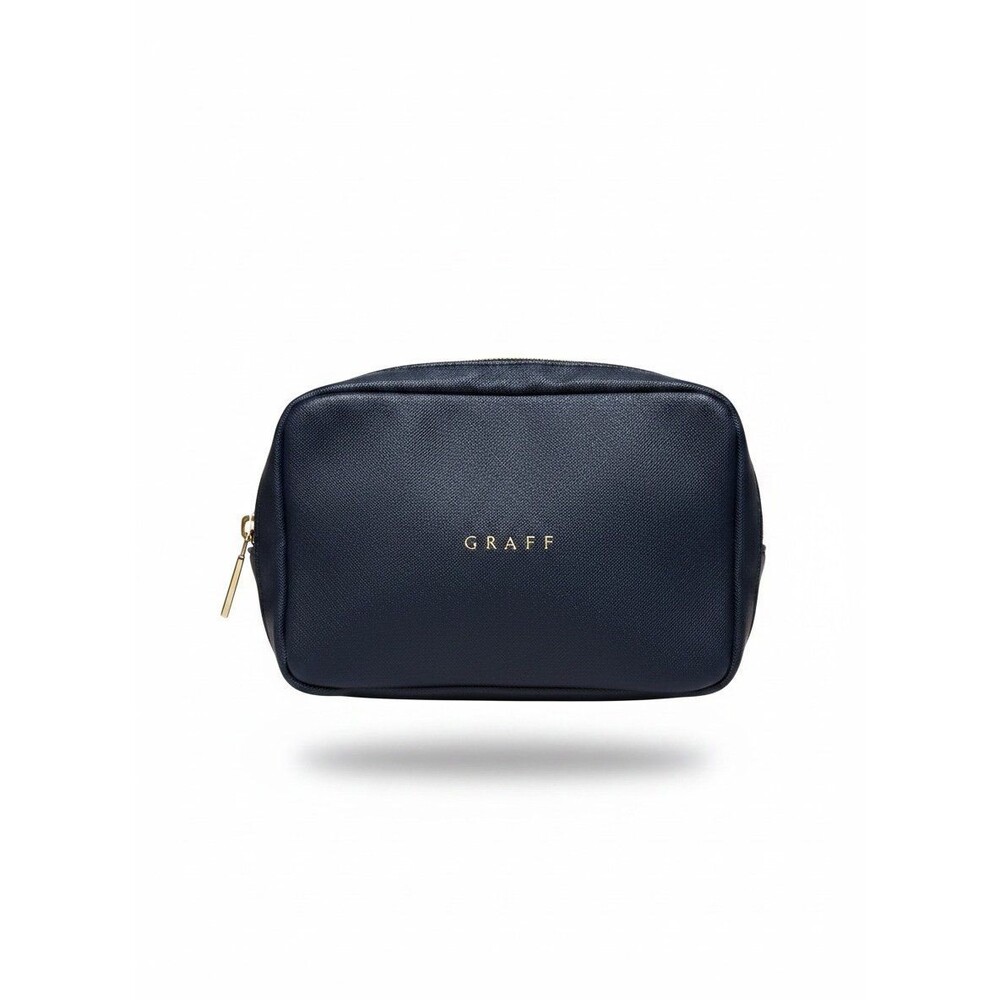 GRAFF Cosmetic/Travel Bag Navy Blue NWT, travel, vacation